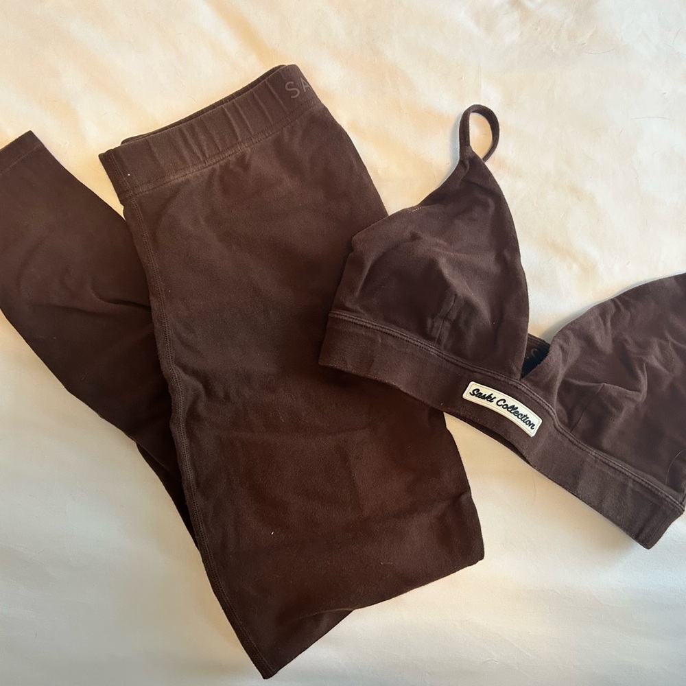 SD Collection Brown Sports Bra